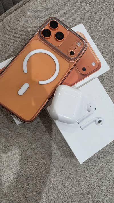 Apple iPhone 17 Pro Max 256 gb With Airpods 2nd Gen