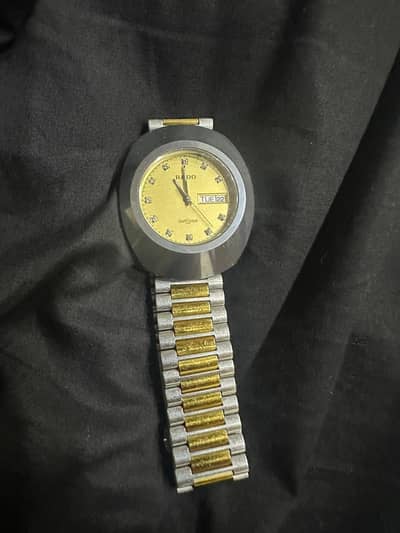 Rado white and gold