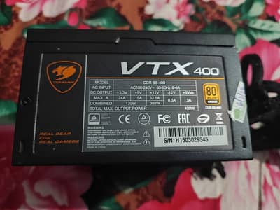 Cougar VTX 400 GAMING Power supply FOR SELL
