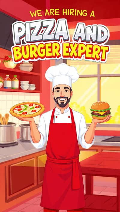 professional and experienced chef required