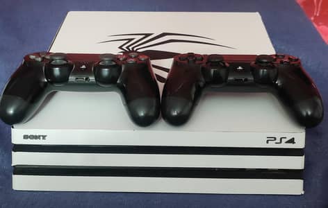 PS4 Pro with 2 original controllers