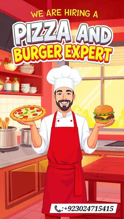 professional and experienced chef required