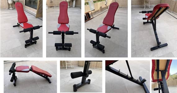 APOLLO Original Multi Bench Press RED | Folding Incline Decline