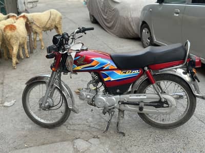 HONDA CD 70 APPLIED FOR OPEN LATTER LIKE A ZERO METER