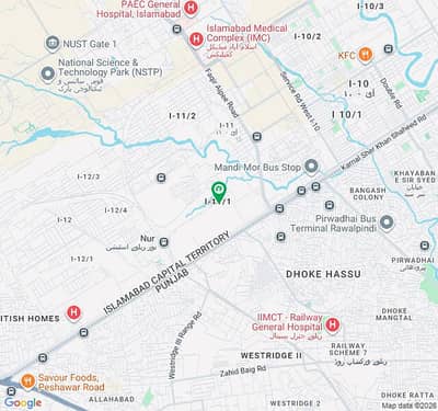 C Type Ist Floor 1035 Sq Ft For Sale In PHA I-11/1 Islamabad
