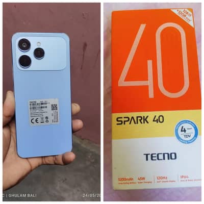 9 month warranty available Tecno  spark 40