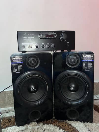 8inches woofer with tutor  | stereo amplifier model 5200 | 03114292769