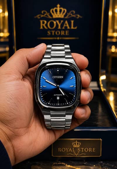 Citizen Men’s Automatic Watch – Stunning Blue Dial – Mint Condition