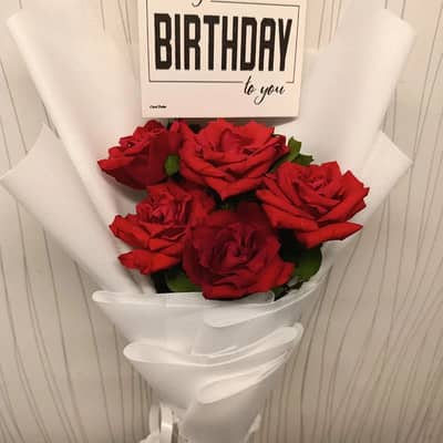 Special Fresh flowers bouquet for eid