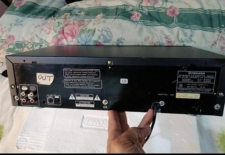 Pioneer cassette deck/player 1