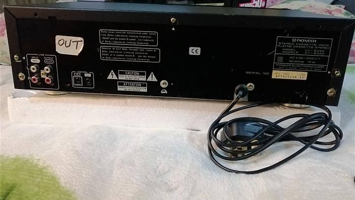 Pioneer cassette deck/player 4