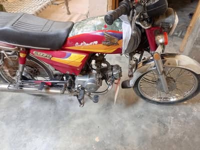 Exchange krni ha chaina or Honda Cd 70 up model say