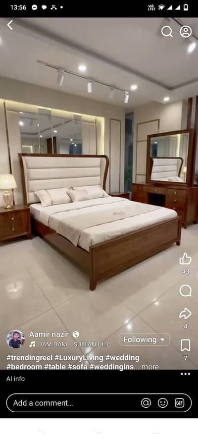 queen bed fur sayl
