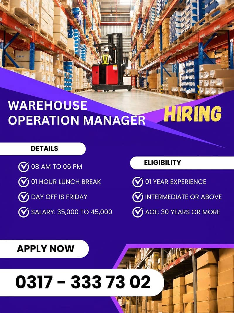 Operations Manager 0