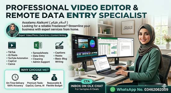 Professional Video Editor & AI Graphic Designer