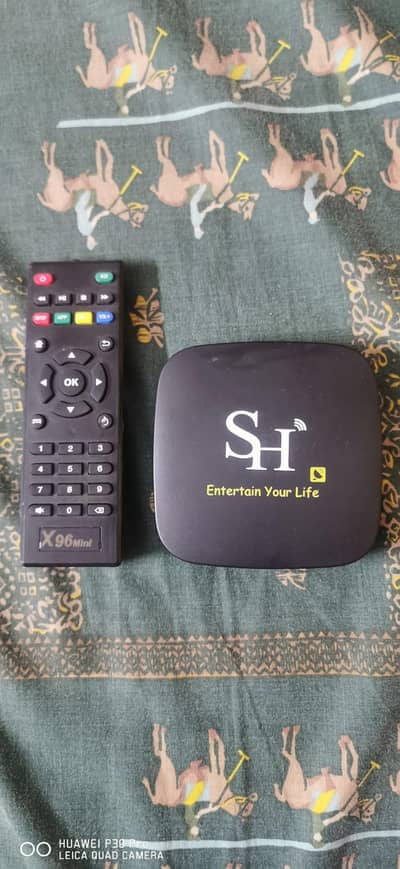 Android boxwith remote  ,no charger