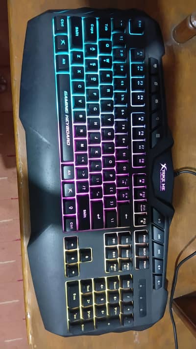 rgb keyboard 100% layout