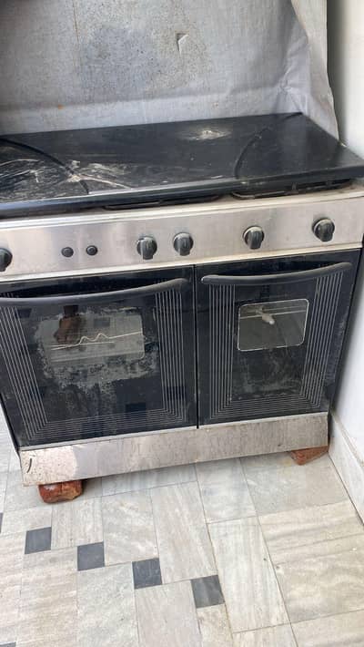 3 in one stove with baking cooking range