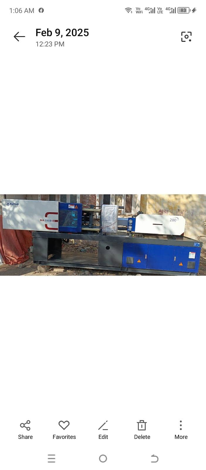 injection moulding machine 1