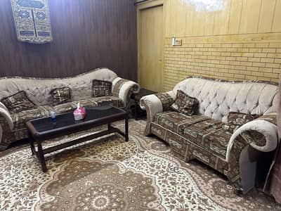 7 seater used sofa set in good condition for sale