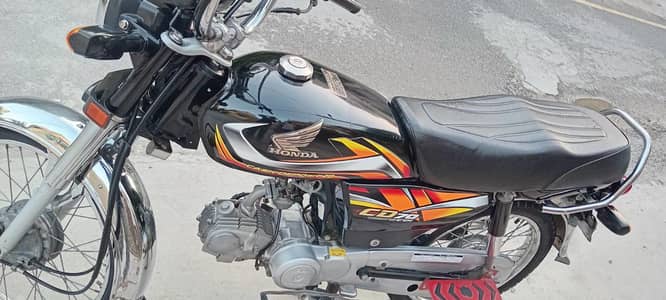 Honda CD 70 model 2022 Black