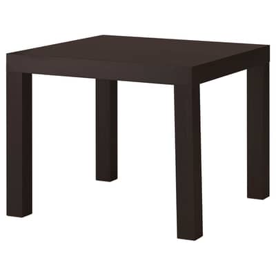 Ikea Lack Side Table & Steel/Wooden Chairs