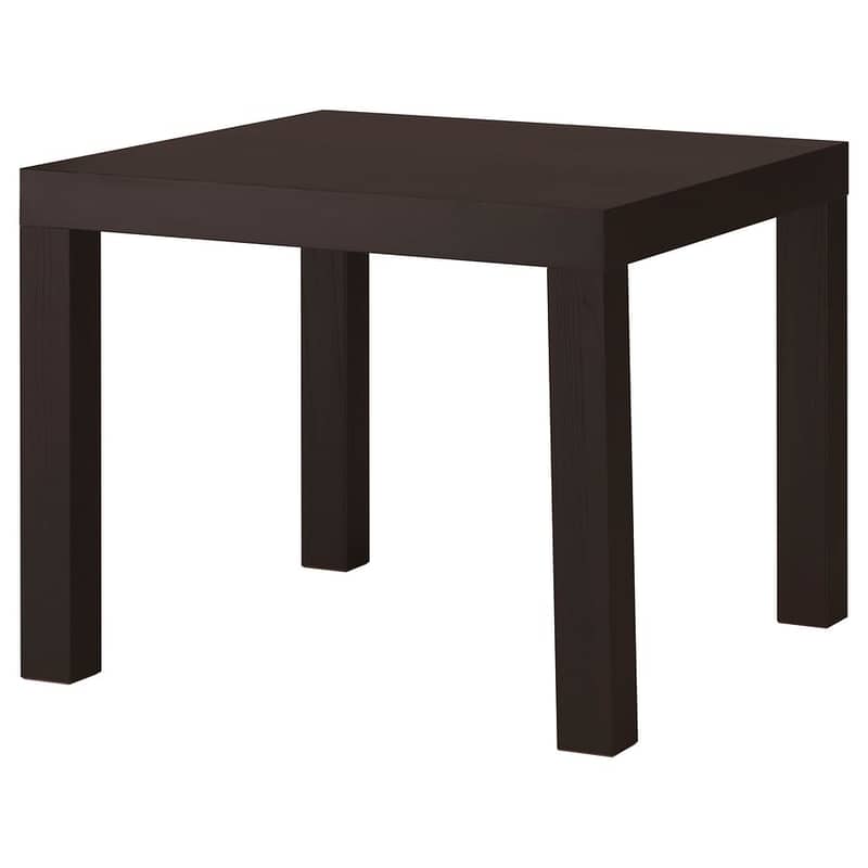 Study Table, Ikea Lack Side Table, Desktop Table & Steel/Wooden Chairs 12