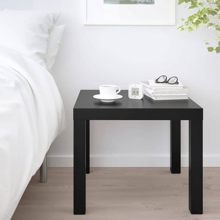 Study Table, Ikea Lack Side Table, Desktop Table & Steel/Wooden Chairs 13