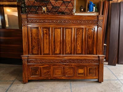 New pure woden shisham king size beds