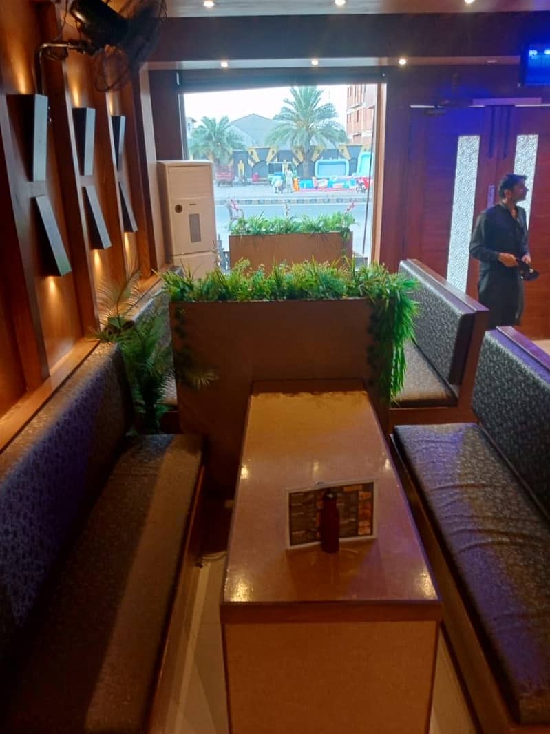 Restaurant sofa bench 0