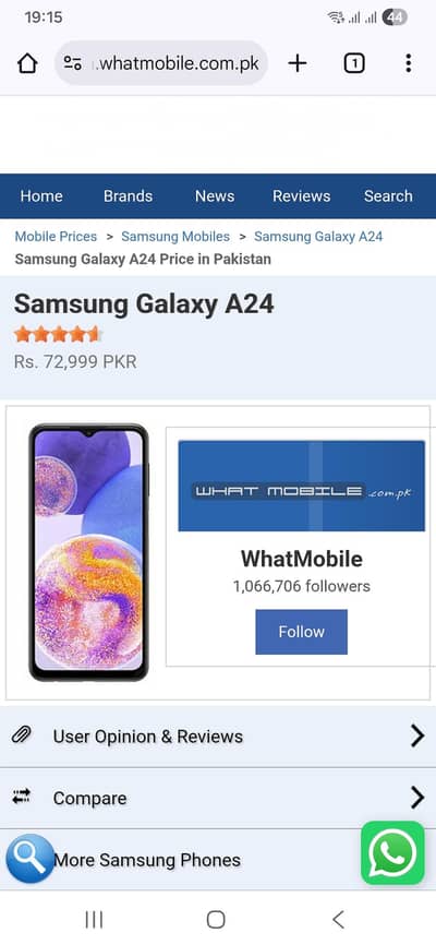 Samsung Mobile A24