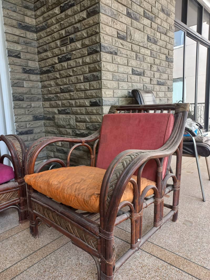 Cane Sofa Set 1
