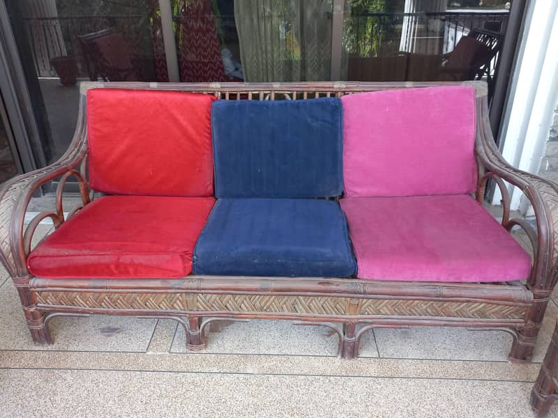 Cane Sofa Set 2