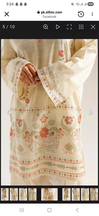 ethnic  two piece  original  embroidered