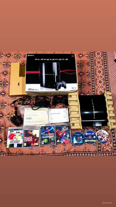 Rare Imported PS3 Fat Complete Original Set Box Pack - Never Repaired