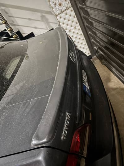 Trunk spoiler corolla 12 model