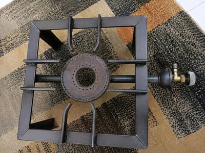 Heavy Duty Single Gas Burner Stove – Iron Frame