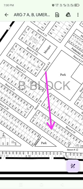 3.5 Marla Residential Plot Available For Sale In B Block