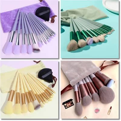 13 Pcs Synthetic Makeup Brushes Set Reusable and Soft Blending