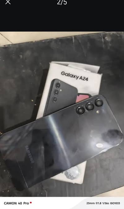 Samsung a24 8gb 128gb ameoled display with box