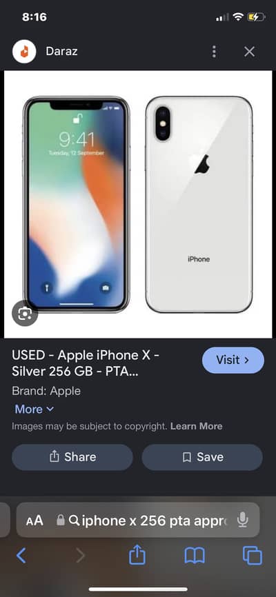 Iphone X pta Aprovd