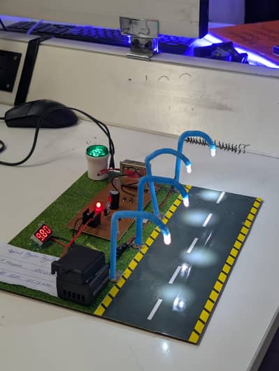 Physics Project Step down transformer with LDR