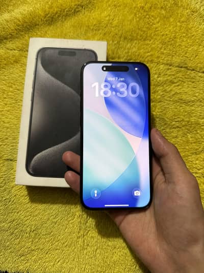 iPhone 15 Pro Black Titanium