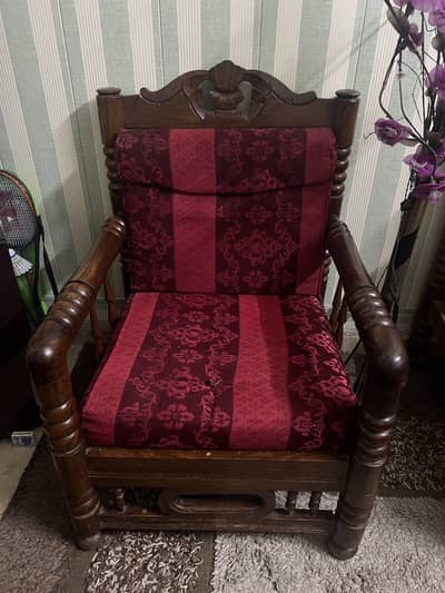 5 seater Sofa set (original wood)