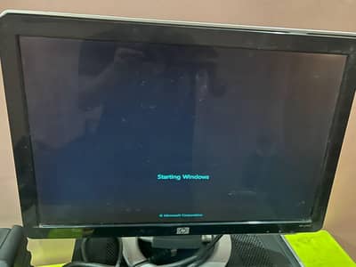 HP Desktop Full Setup With Speakers & All Cables Included