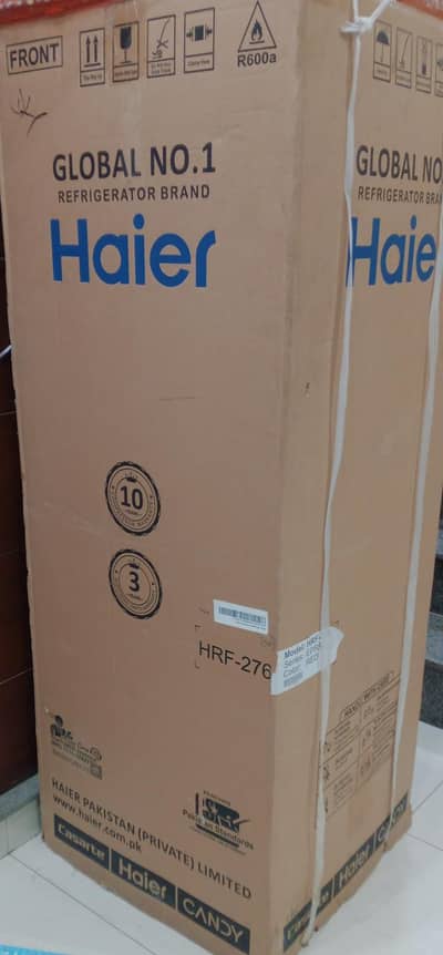 Brand New Haier 276L Red Fridge