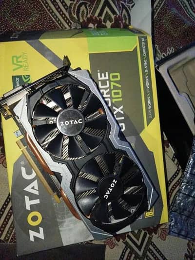 Nvidia GeForce GTX 1070 8Gb 1080p gaming card