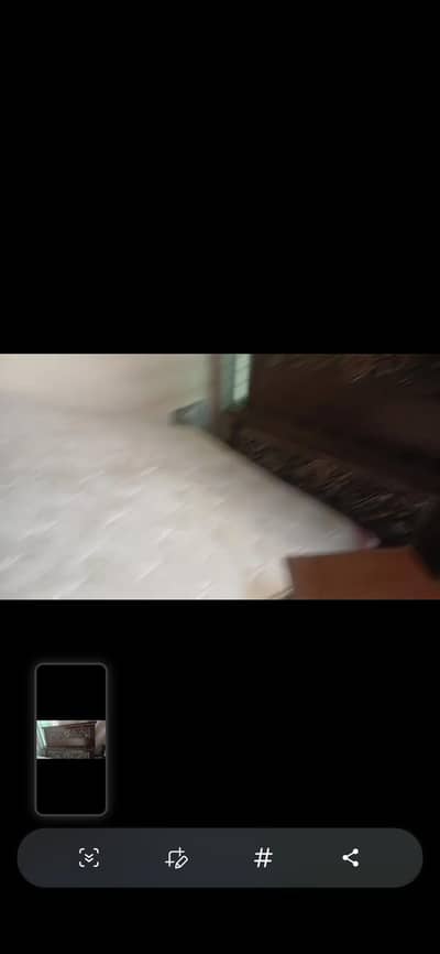 Bed with mattress, Dressing and 2 SideTables in Good Condition