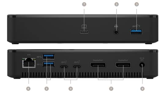 Belkin | Thunderbolt 3 Dock Plus | 9 in 1 Type C Docking Station