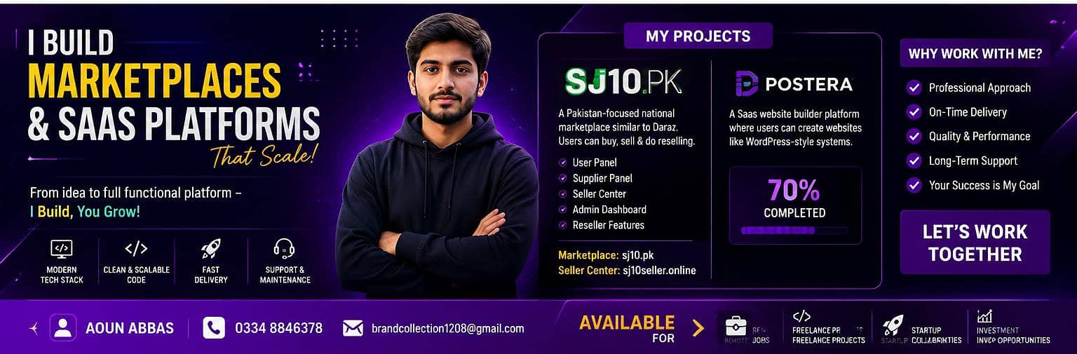 Full Stack Developer Available For Projects & Remote Jobs 0